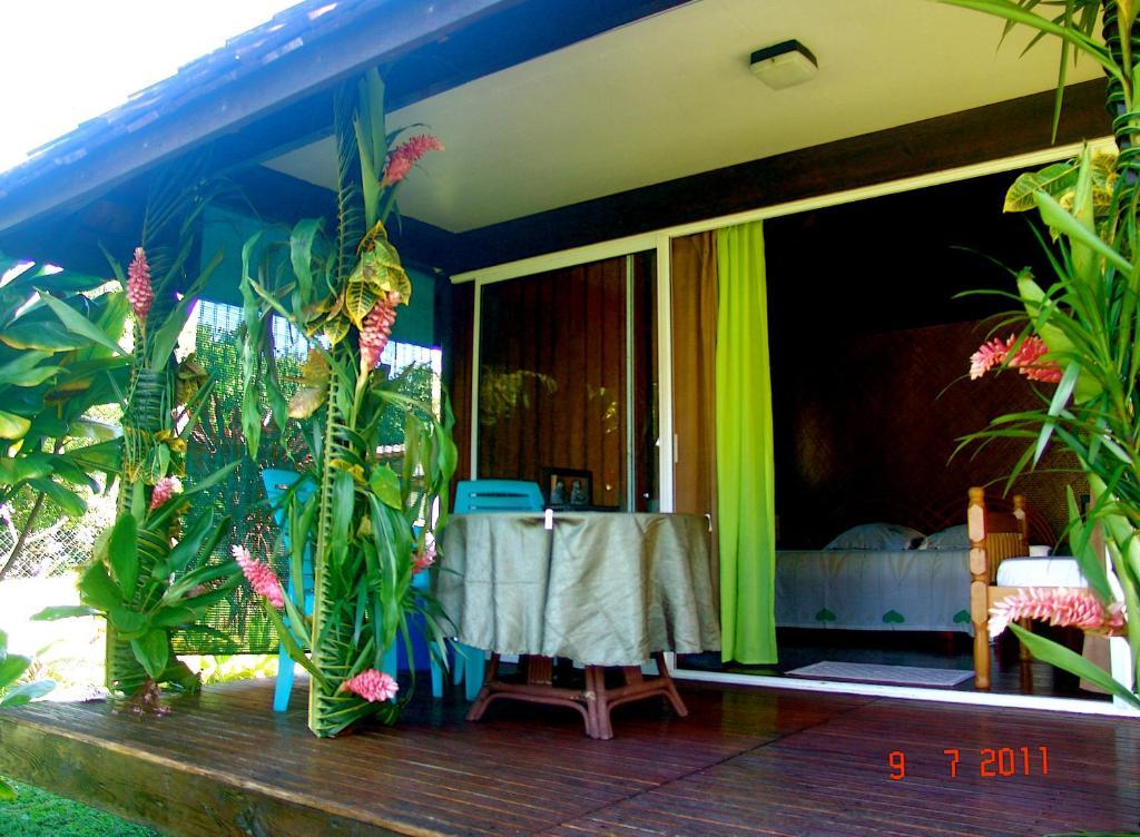 Tauhanihani Village Lodge La Vague Bleue Teahupoo Oda fotoğraf